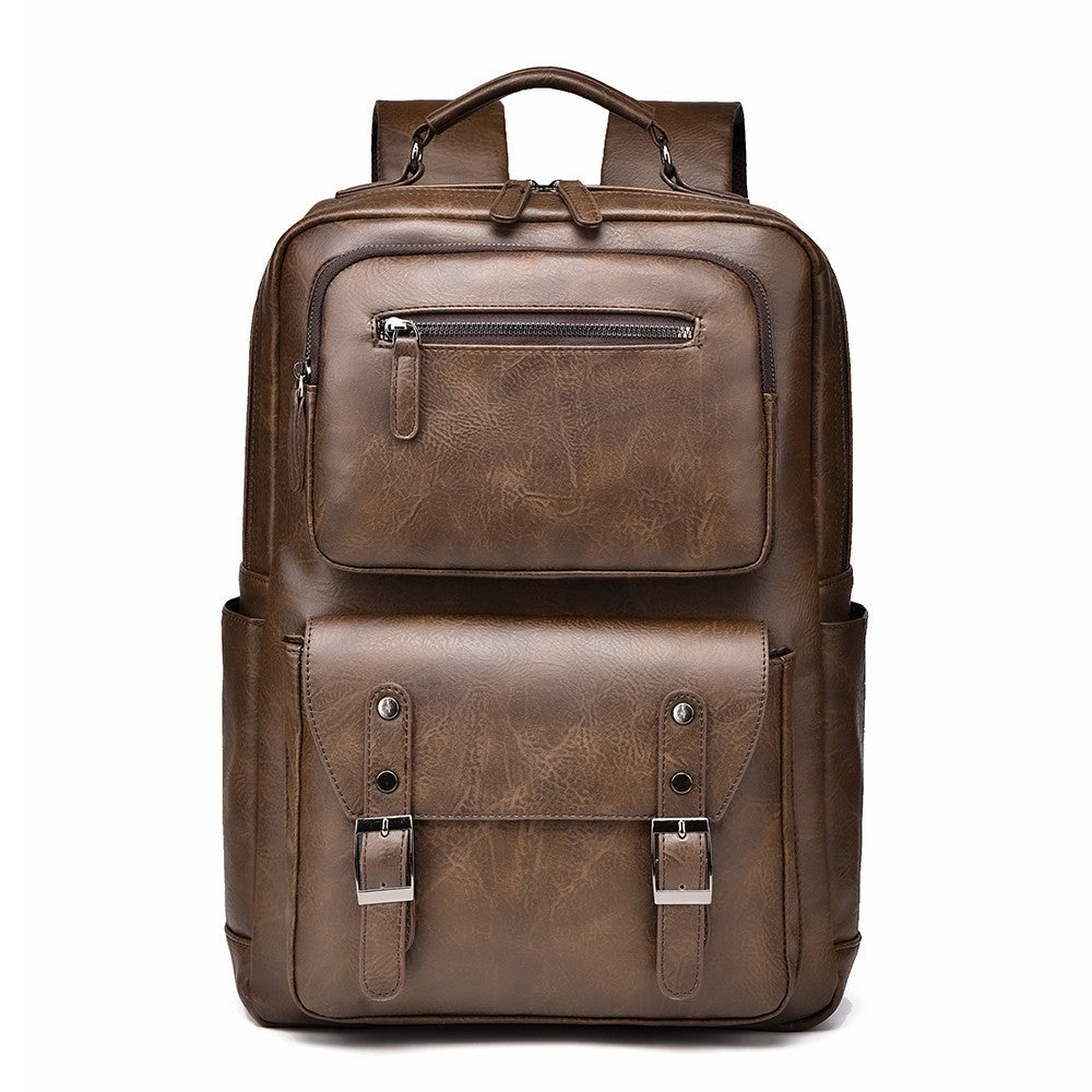 Premium Leder Reise Rucksack Karnz