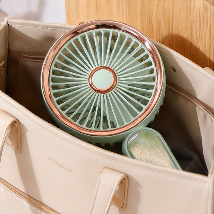 Damen Tragbarer Mini-Ventilator mit innovativem Luftstromsystem Karnz