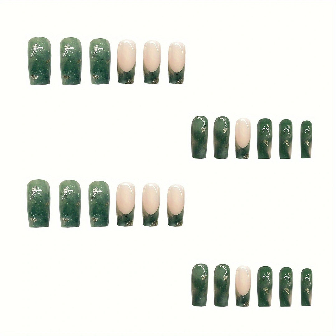 Elegantes Press-On Nagelset Karnz