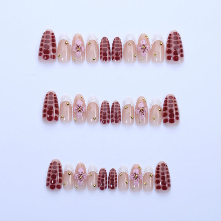 Floral Art Press-On Nail Set Karnz