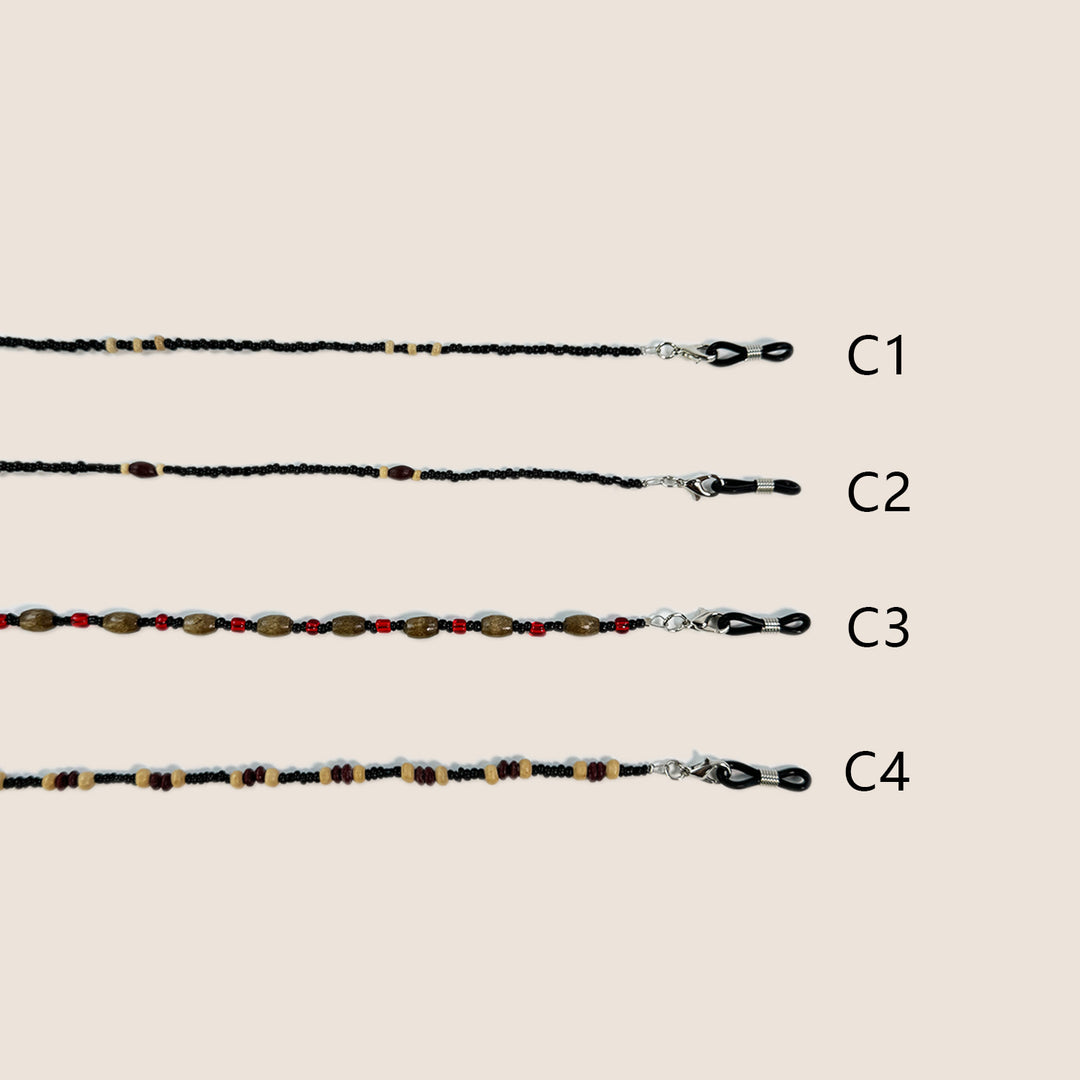 Beaded Eyewear Retainer Chain Karnz