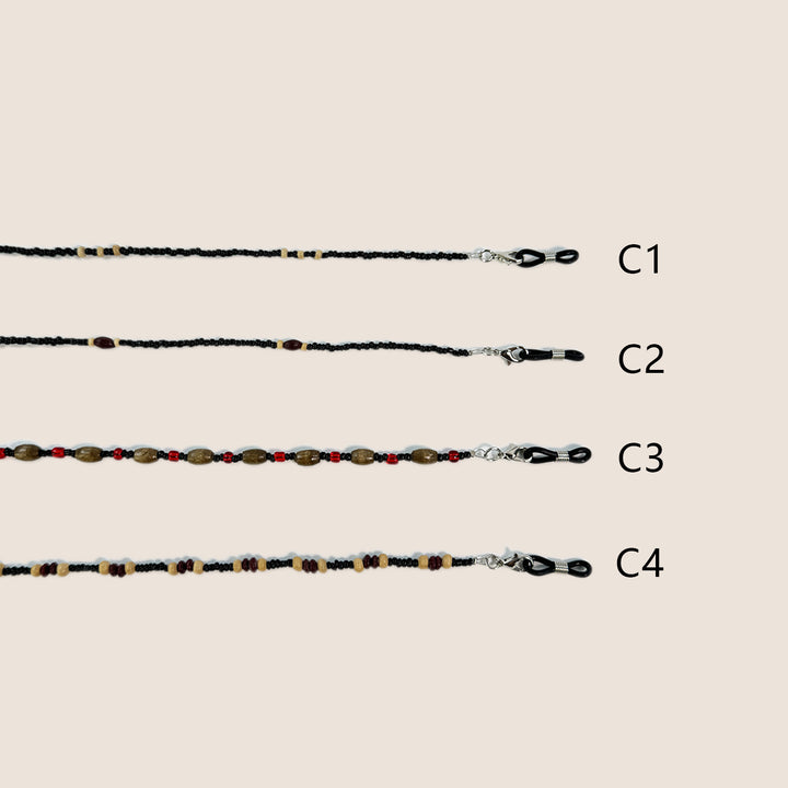 Beaded Eyewear Retainer Chain Karnz