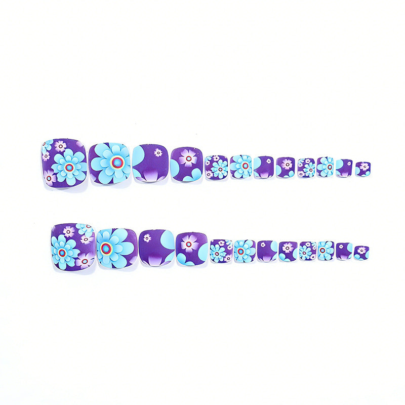 Floral Design Pediküre Nagelkunst Verbesserungen Karnz