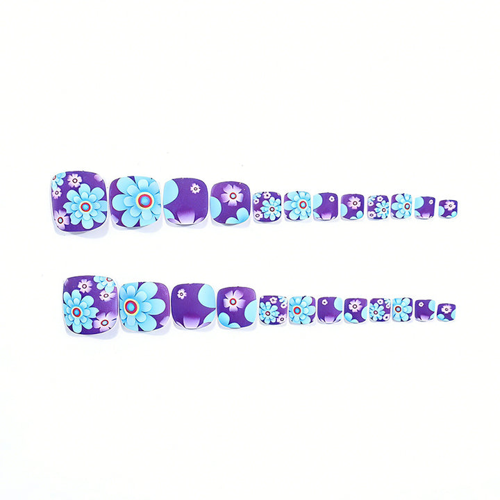 Floral Design Pediküre Nagelkunst Verbesserungen Karnz