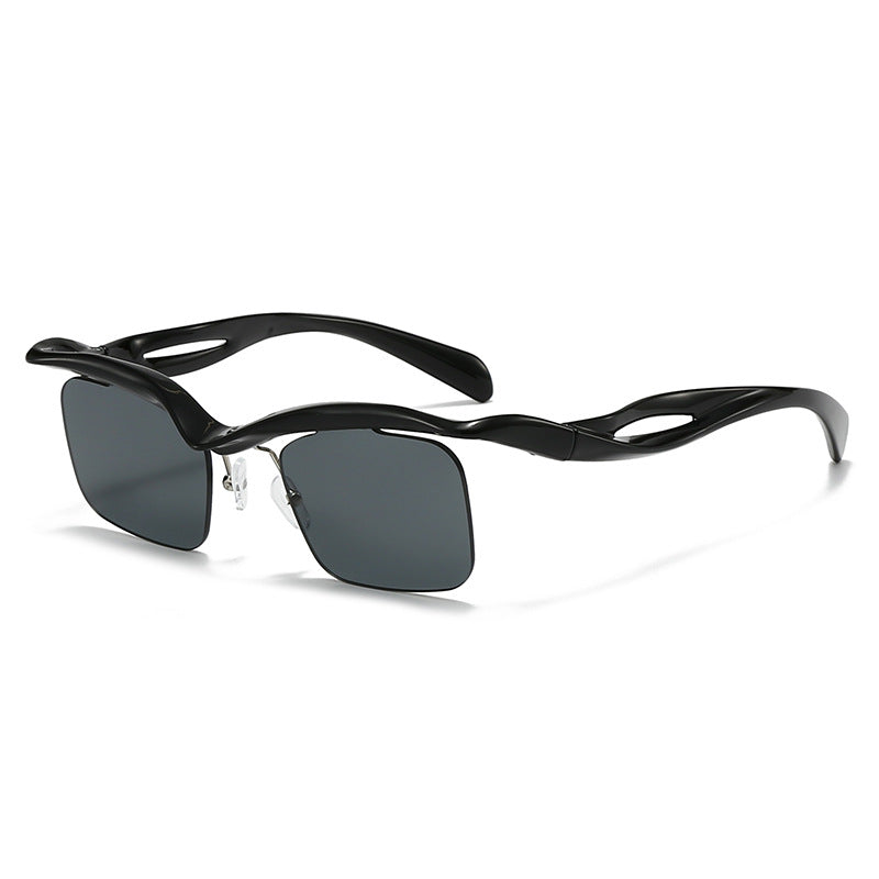 Damen modische Sonnenbrille mit innovativem Rahmen Karnz