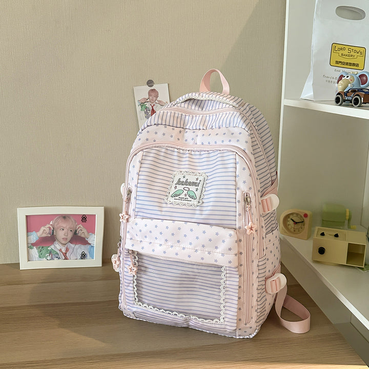 Niedlicher schulrucksack mit sternenmuster Karnz
