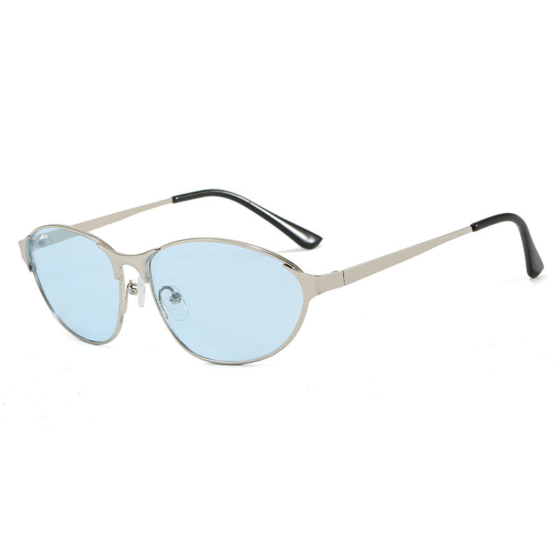 Damen stylische Sonnenbrille im eleganten Ovaldesign mit UV-Schutz Karnz