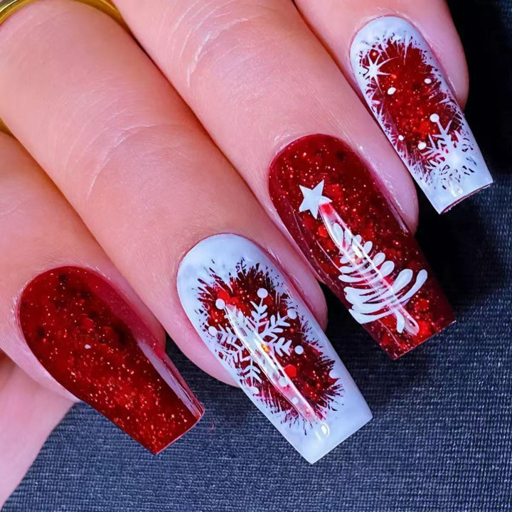 Kreative Weihnachtskunstnägel Karnz