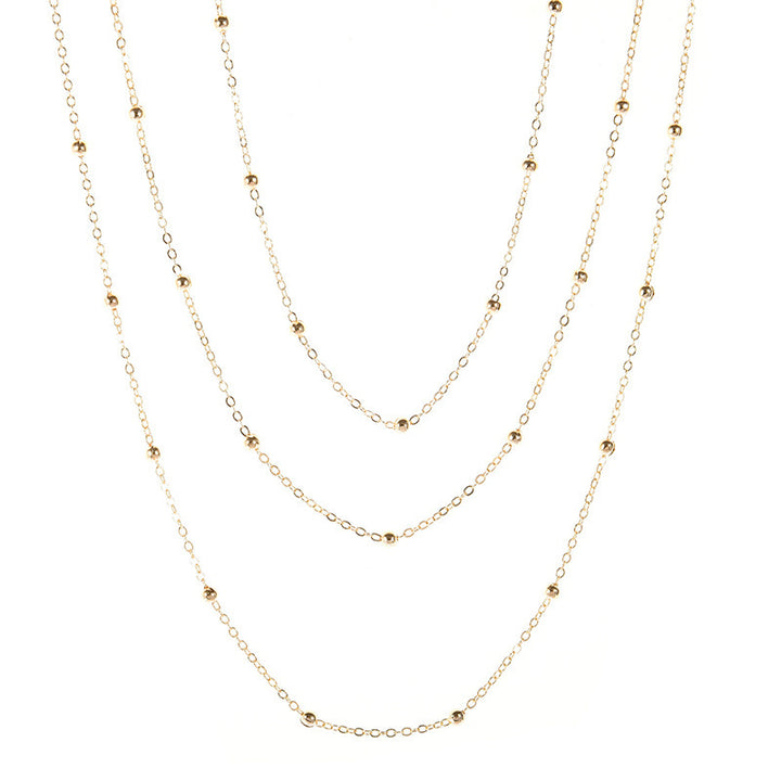 Elegante Schicht Perlenkette Karnz