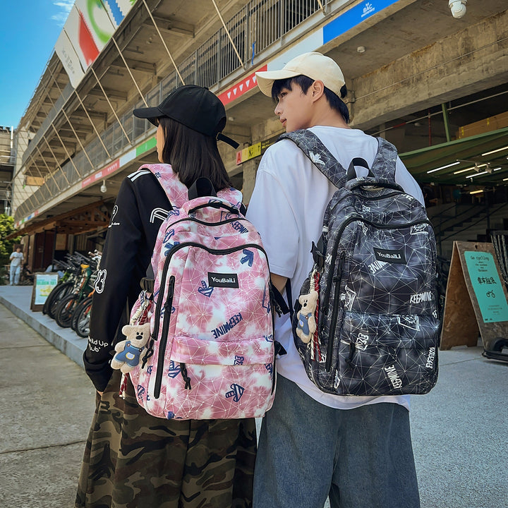 Trendiger Gemusterter Rucksack Karnz