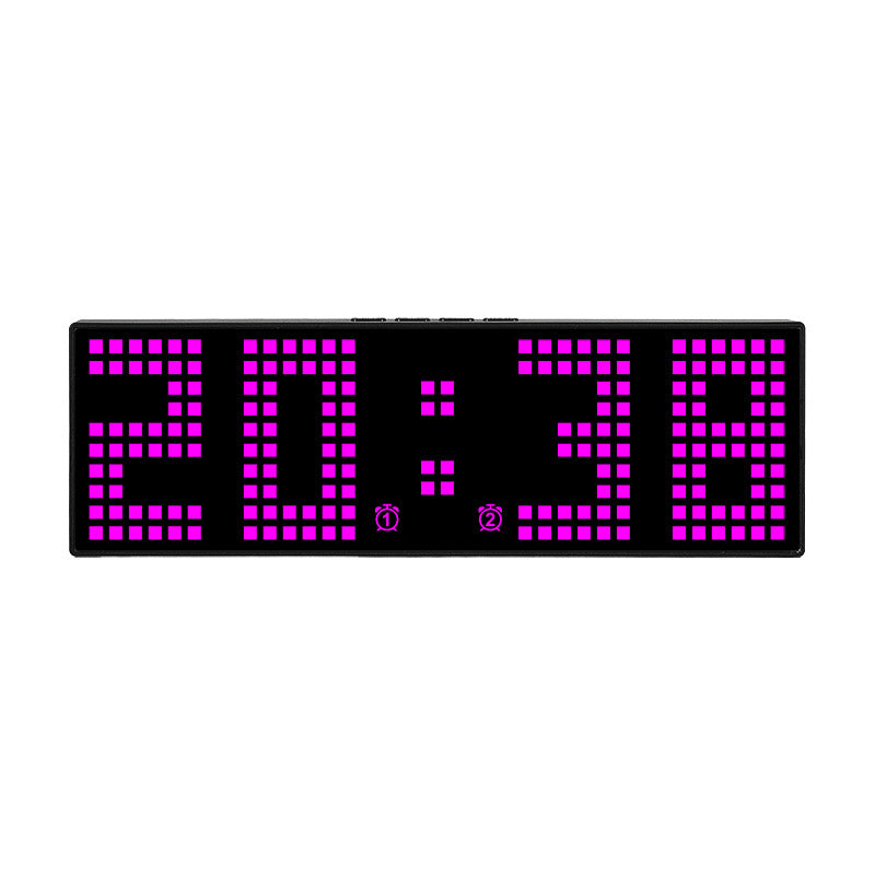 Digitaler LED-Wecker mit Farbwechsel Karnz