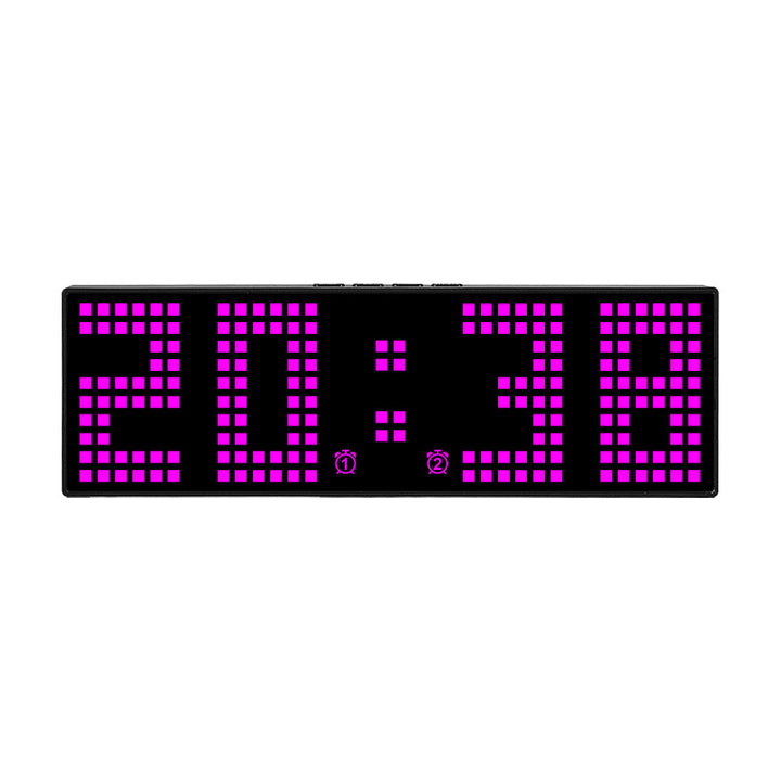 Digitaler LED-Wecker mit Farbwechsel Karnz