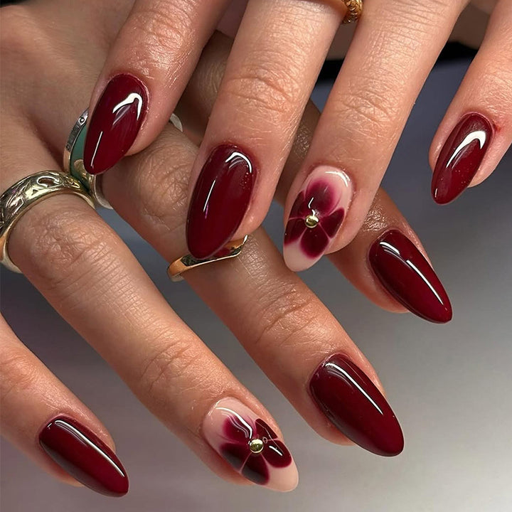 Kunstnagel Set mit eleganten Schleifen und Glamourösem Akzent Karnz