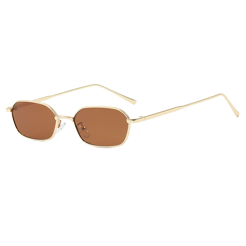 Damen geometrische Sonnenbrille im minimalistischen Design Karnz