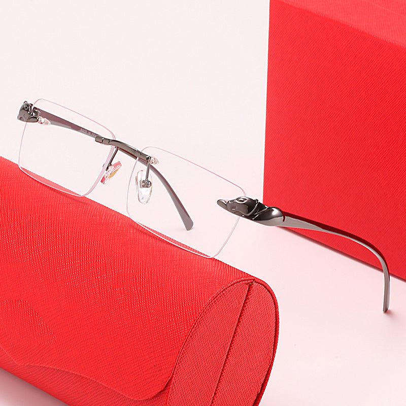 Damen modische Sonnenbrille mit elegantem Metallrahmen und innovativen Gläsern Karnz