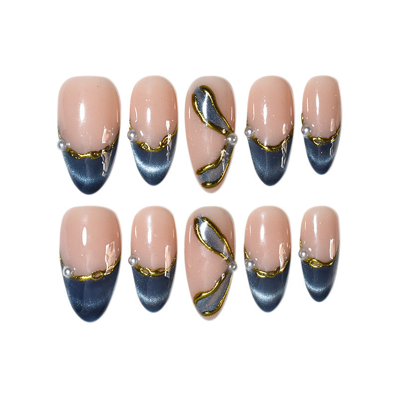 Elegantes Press-On Nagelset Karnz