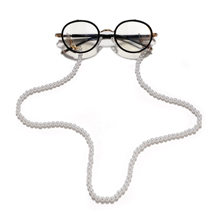 Elegante Perlen Brille Kette Karnz