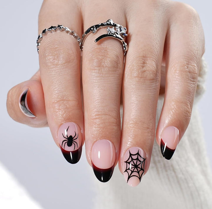 Künstlerische Halloween-Themen Nagelkunst Karnz 1789915324