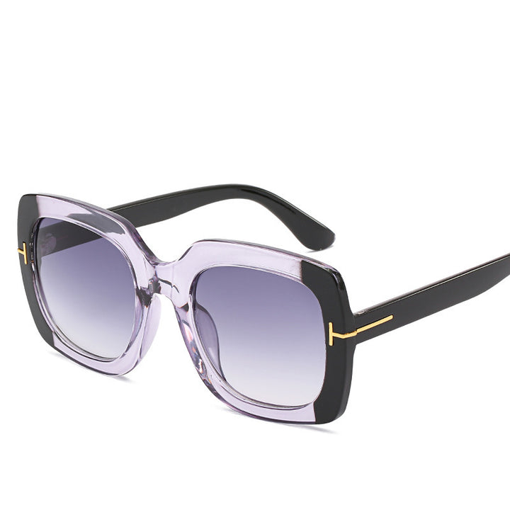 Oversized Mode Sonnenbrille mit verlaufenden Gläsern Karnz