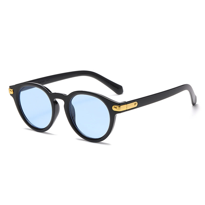 Damen modische Sonnenbrille mit transparentem Rahmen und robusten Gläsern Karnz