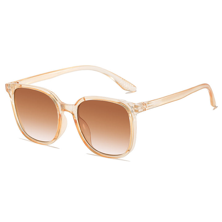 Vintage-inspirierte transparente Rahmen-Sonnenbrille Karnz
