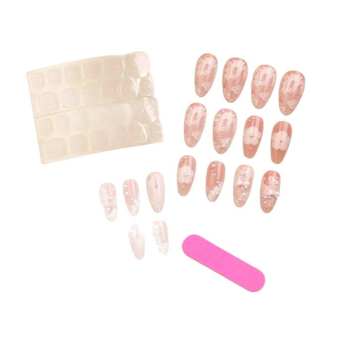 Elegante 3D Dekorative Nagelverzierungen Karnz