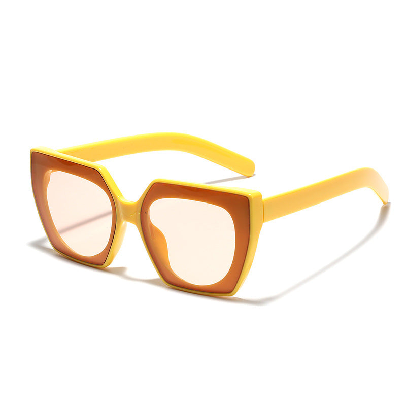 Damen großzügige quadratische Sonnenbrille mit stilvollem Design Karnz