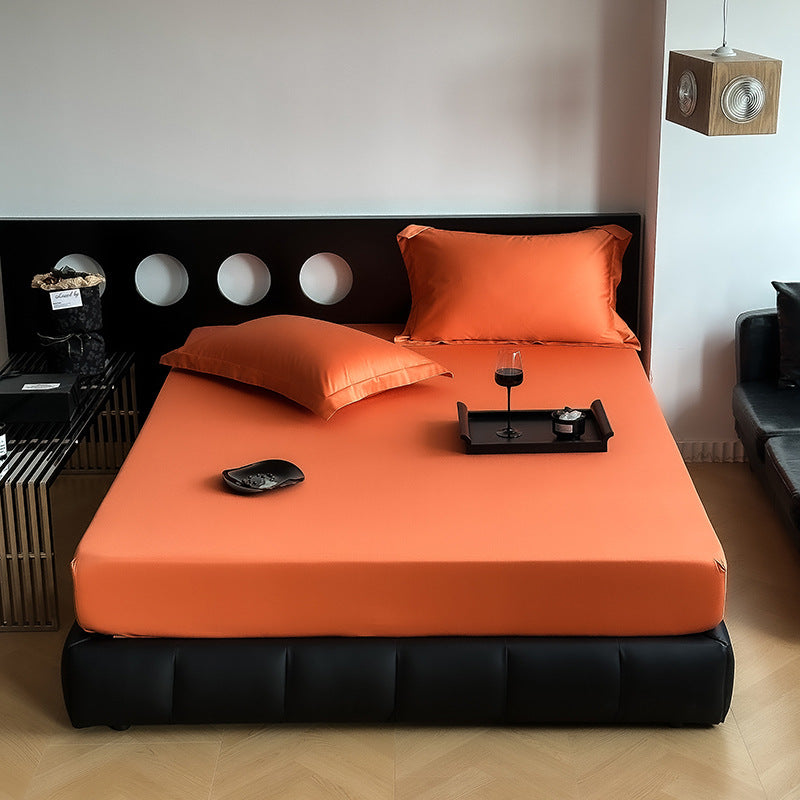 Luxuriöses Spannbettlaken-Set aus Satin-Mikrofaser
