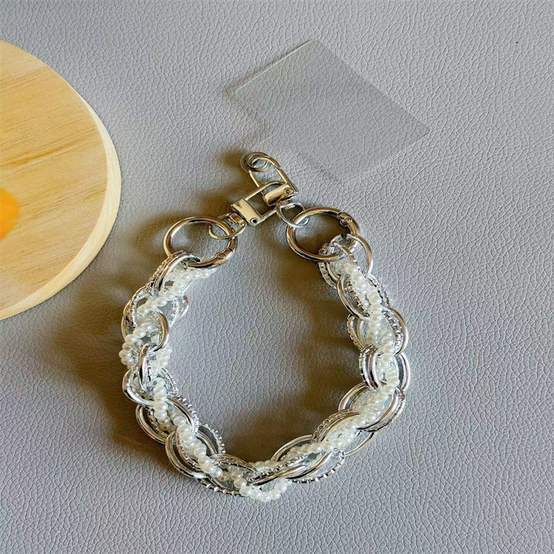 Elegante mit Perlen akzentuierte Schlüsselanhänger Karnz