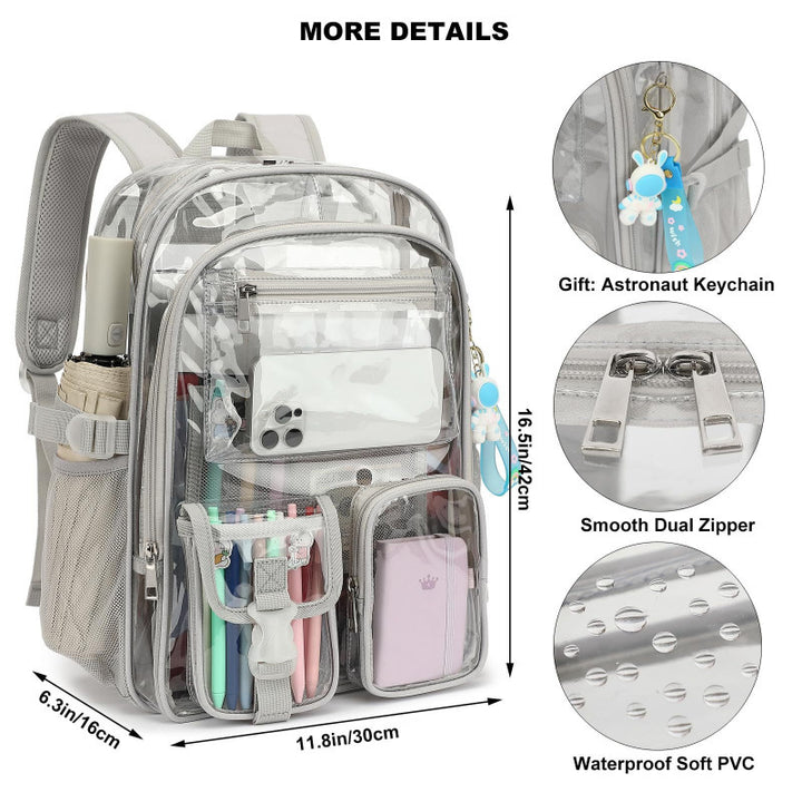 Transparente Multifunktions-Rucksacktasche Karnz