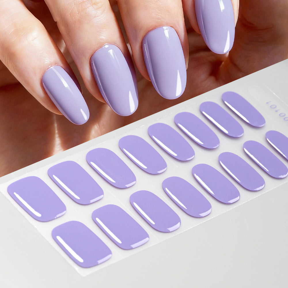Hochglänzende Gel-Nagel-Wraps