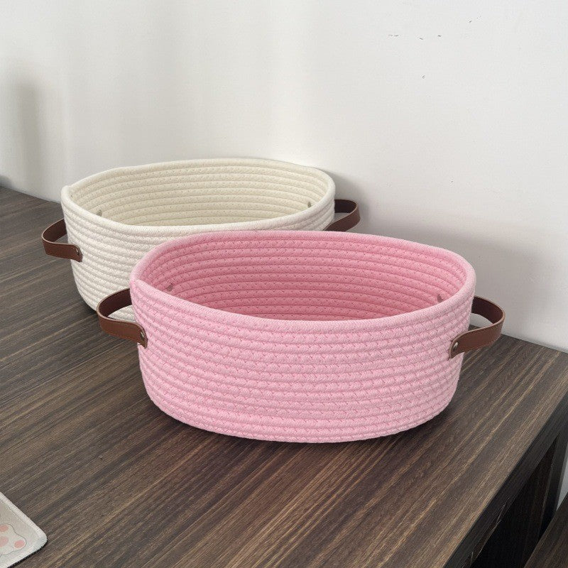 Damen Geschenkkorb aus geflochtenem Material Karnz