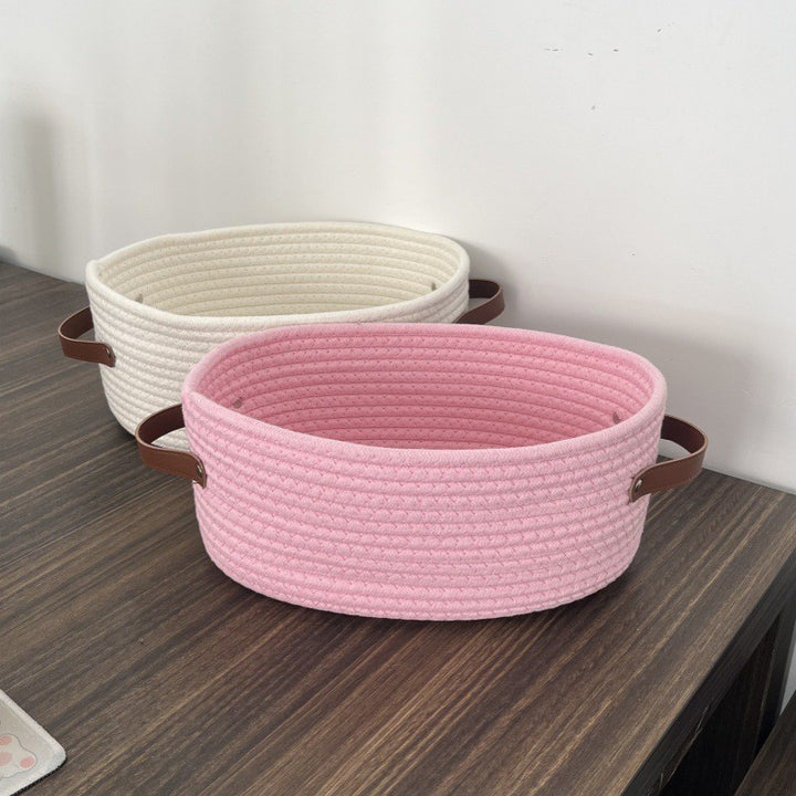 Damen Geschenkkorb aus geflochtenem Material Karnz