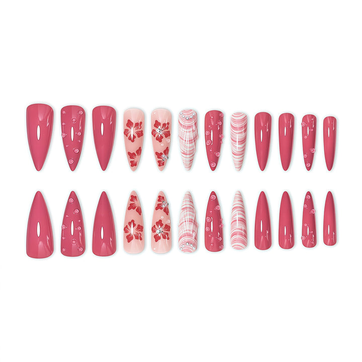 Florale Kunst Nagelverlängerungen Karnz