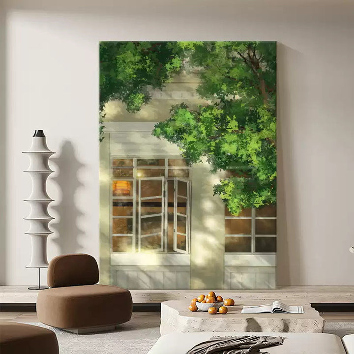 Botanisches Motiv Leinwandkunstwerk