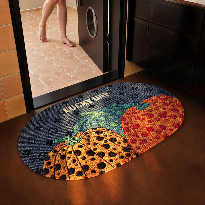 Spaß Themed Indoor Oval Mat