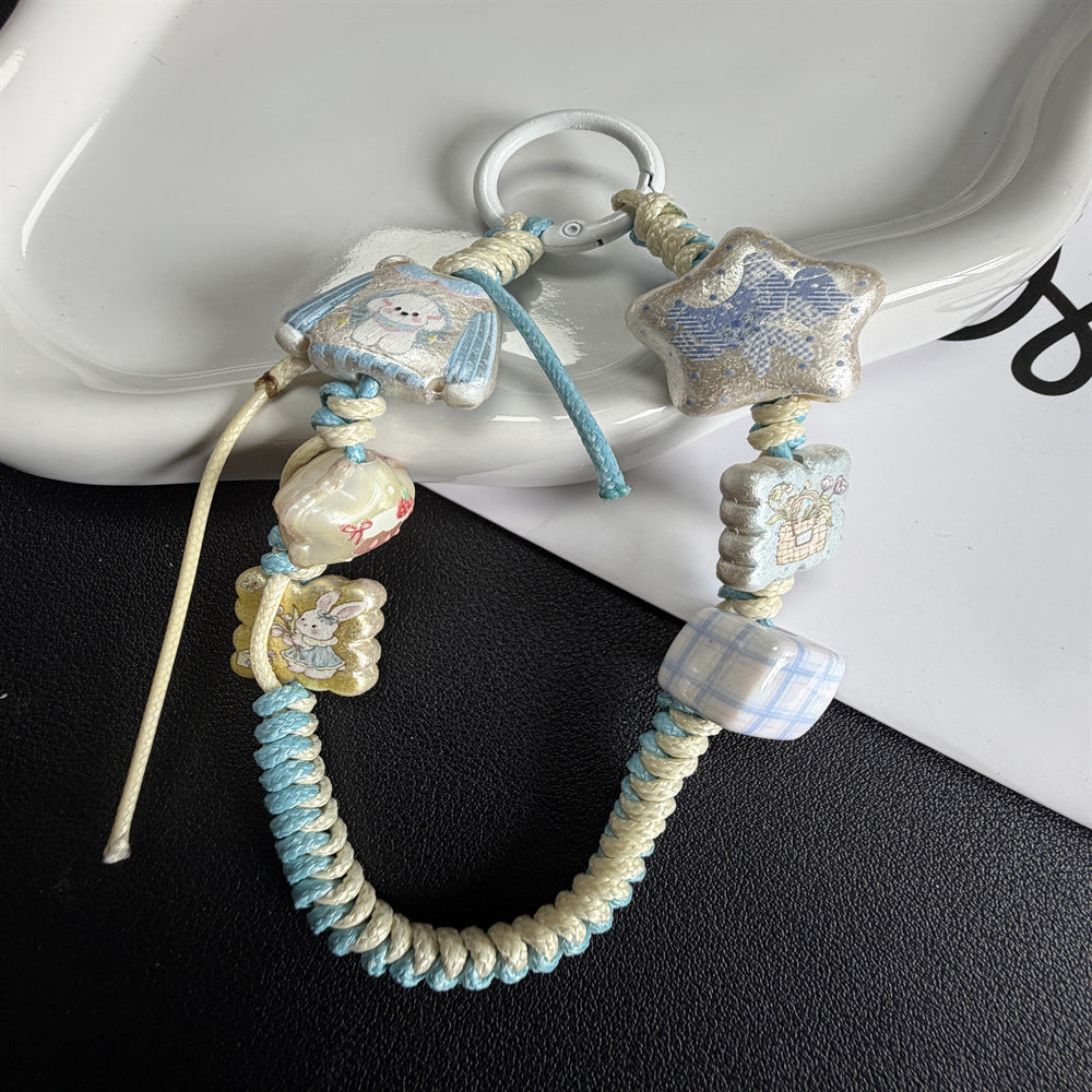 Verspielte Perlencharme-Handyband Karnz 1790134944