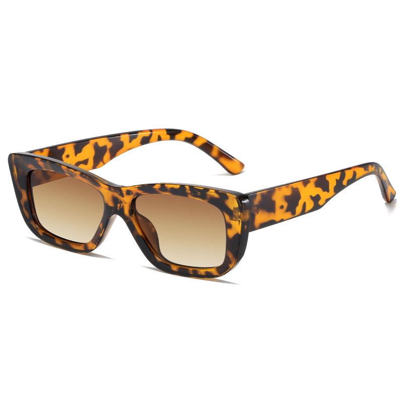 Damen modische Sonnenbrille mit rechteckigem Gestell Karnz