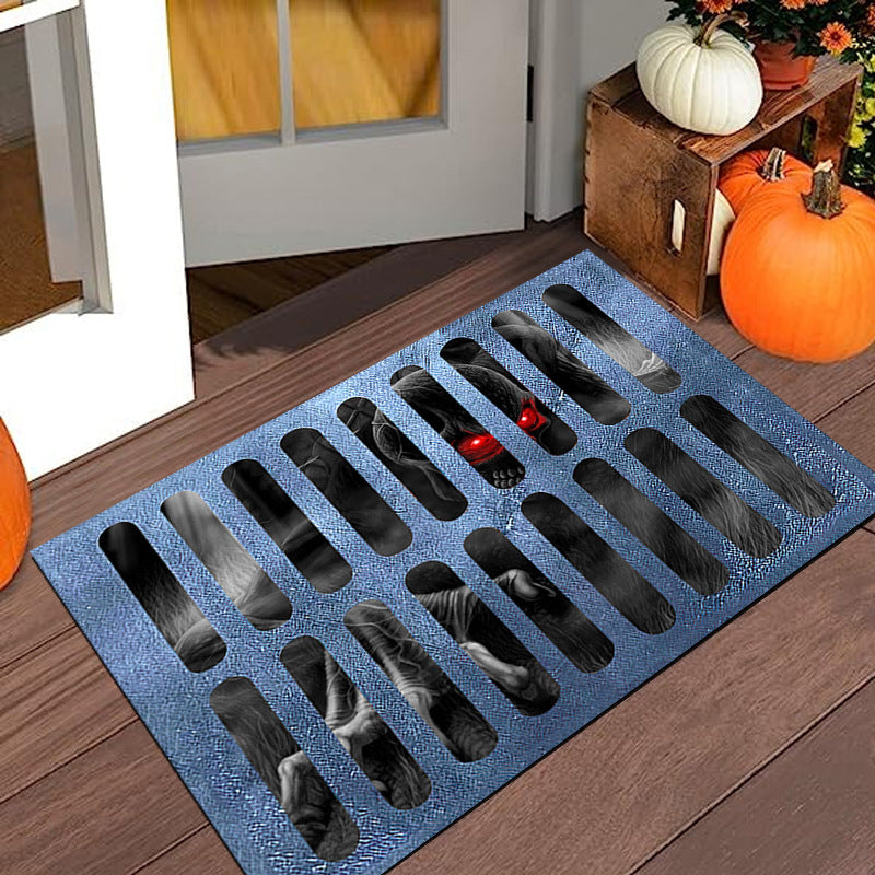 Dekorativer Halloween Fußmatte