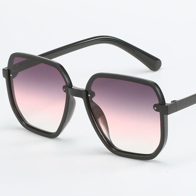 Damen geometrische Sonnenbrille im modernen Design Karnz