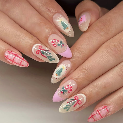 Saisonales Dekoratives Press-On Nagelkunst Set