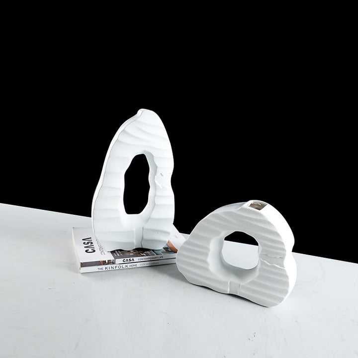 Dekorative moderne Steinskulptur