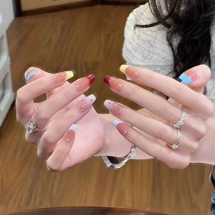 Künstlerisches Press-On Nagelkunst Set