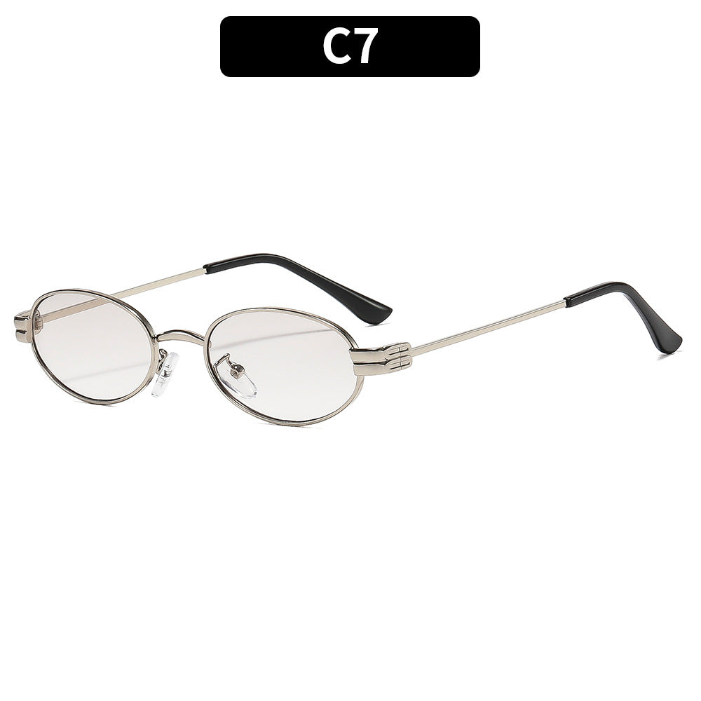 Elegante ovale Rahmen-Sonnenbrille  1787664226