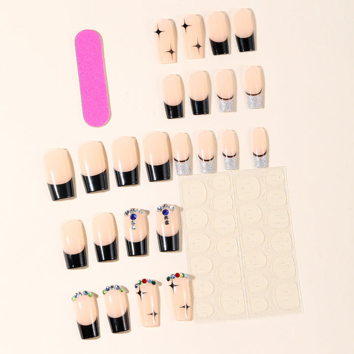 Glamoröse dekorative Acryl-Nagelkunstverlängerungen Karnz