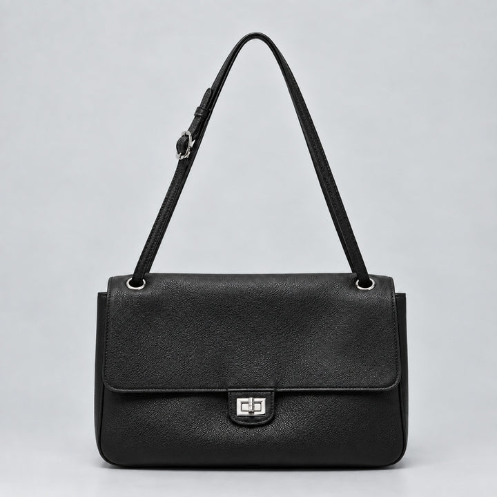 Elegante Leder Schulterhandtasche