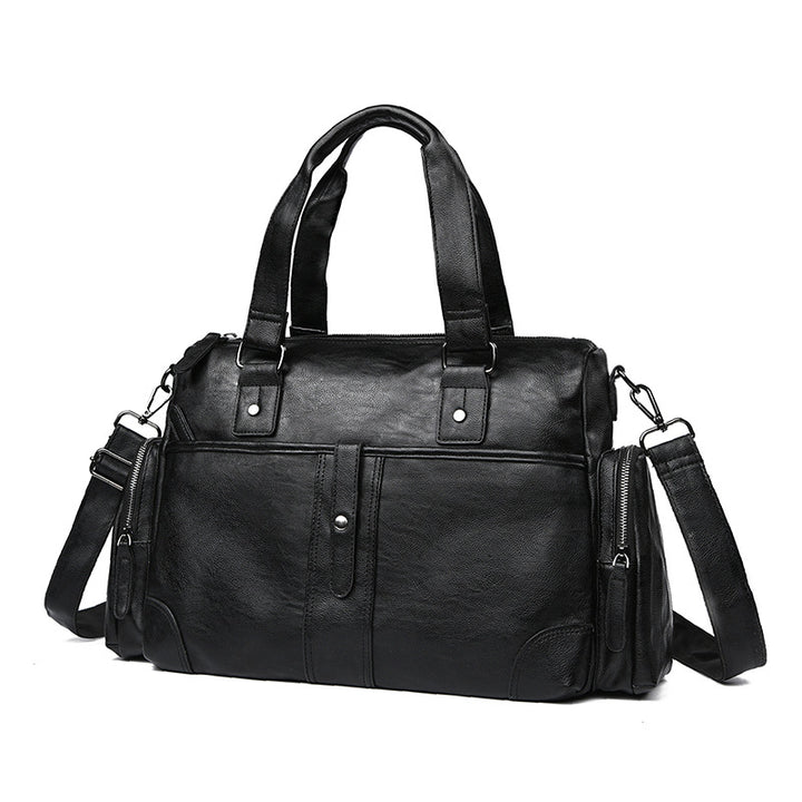 Premium Leder Reis Duffel Tasche Karnz