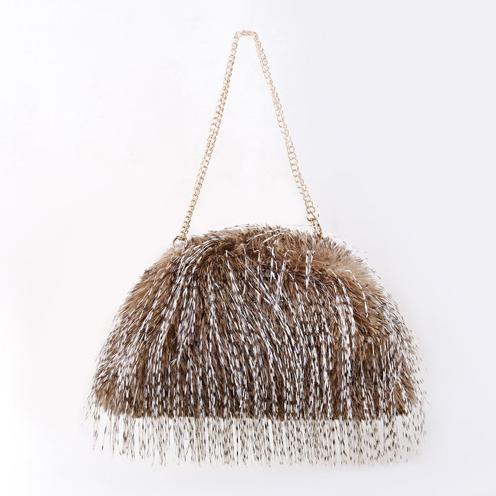 Fluffige Flauschtasche