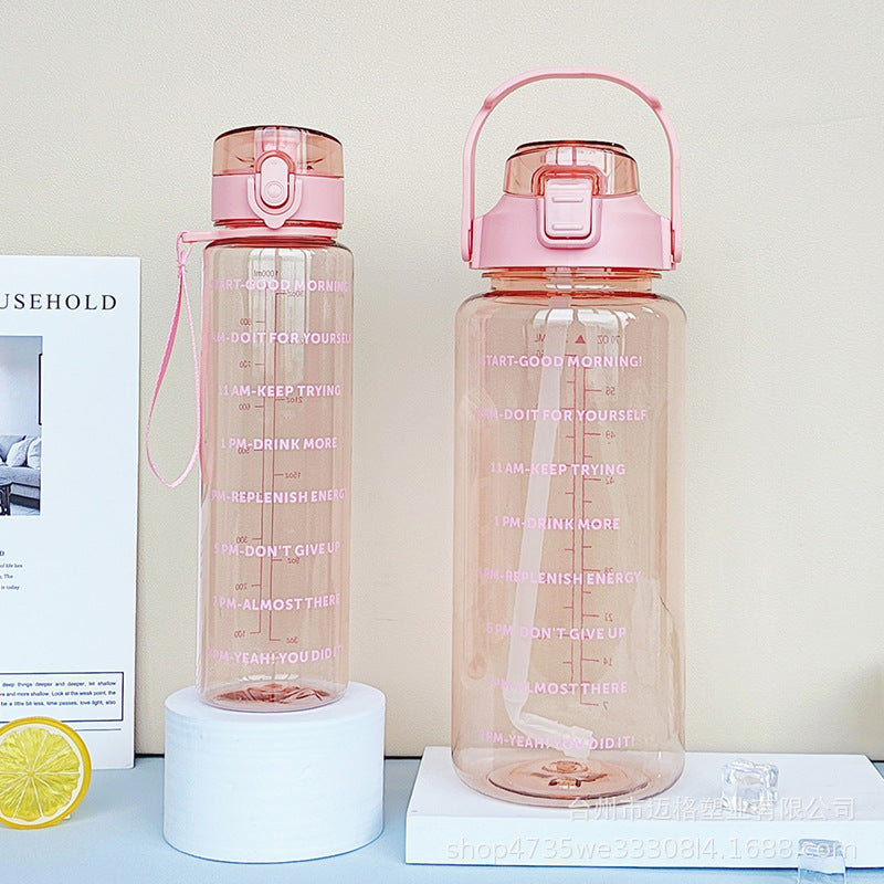 Damen Motivierende Trinkflasche Karnz