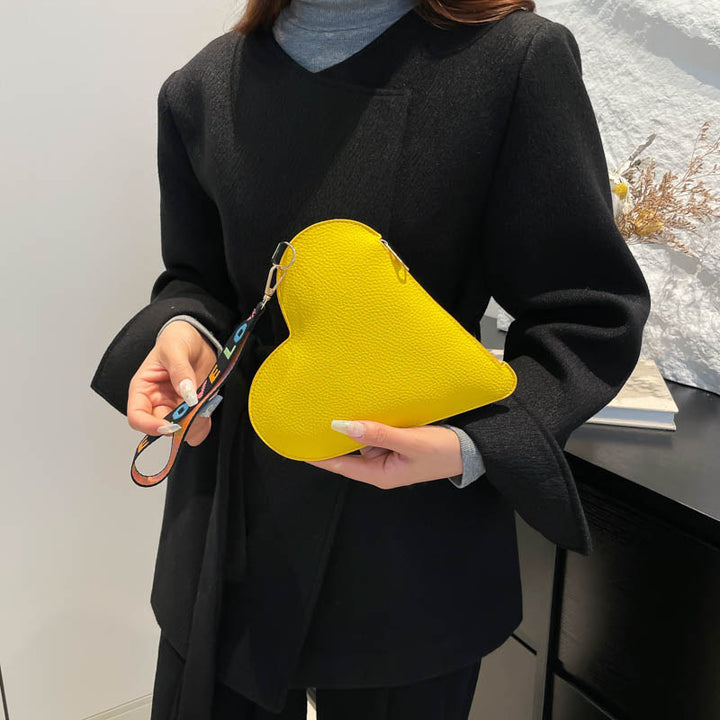 WoHerzförmige Kompakt-Handtasche Karnz